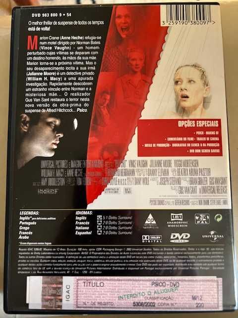 Psico de Alfred Hitchcock com Anthony Perkins