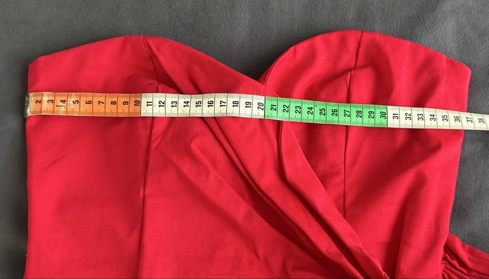 Seksowna czerwona mini rozmiar S