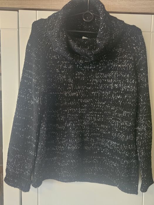 Sweter damski czarny