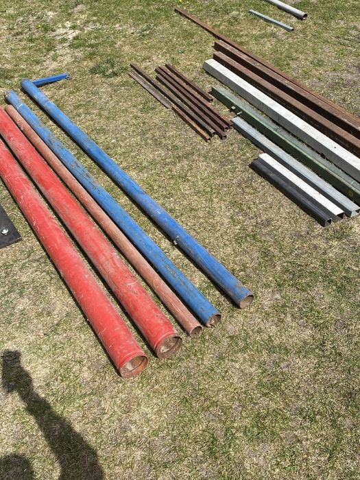 Rury metalowe na konstrukcje słupki płot ogrodzenie
