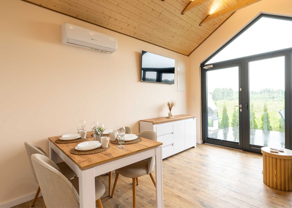 Całoroczne stylowe domki w Jastrzębiej Górze, 350m do morza