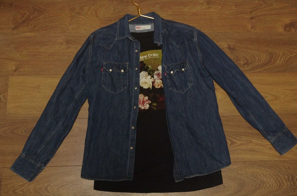 Сорочка Levis Western selvedge shirt оригінал М розм стан дуже гарний