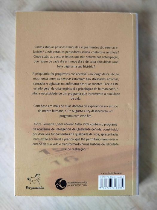 Doze Semanas para Mudar Uma Vida - Augusto Cury