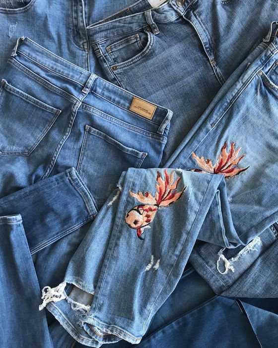 Секонд хенд оптом джинси жін  ціна за 1 кг