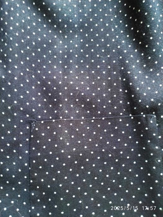 Granatowy żakiet w kropki Benotti 42 XL