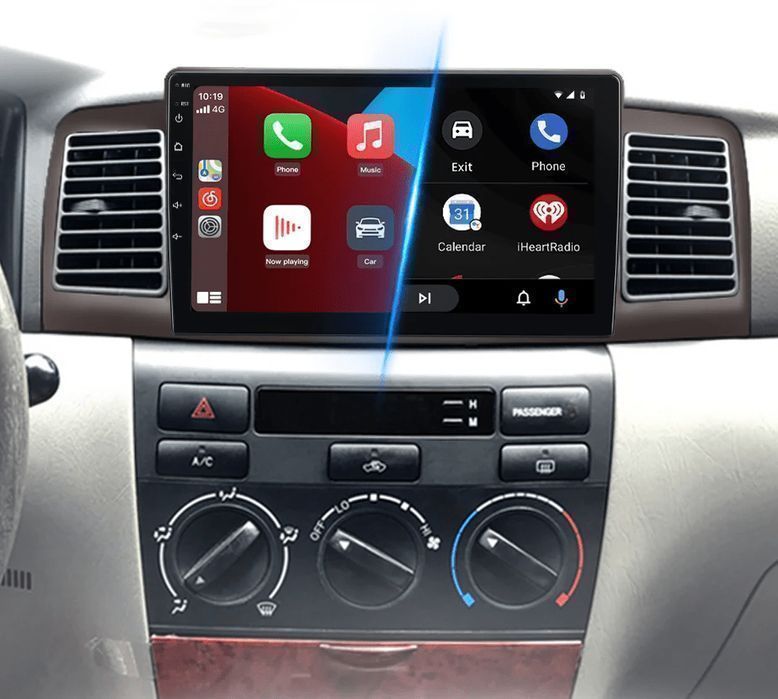 Toyota Corolla E120/E130 2000-2004 – Radio Android 15 9" CarPlay Android Auto 2GB/32GB GPS Nawigacja Stacja Multimedialna WiFi Bluetooth DSP PL
