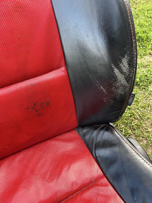 Fotele skorzane grzane do bmw e90