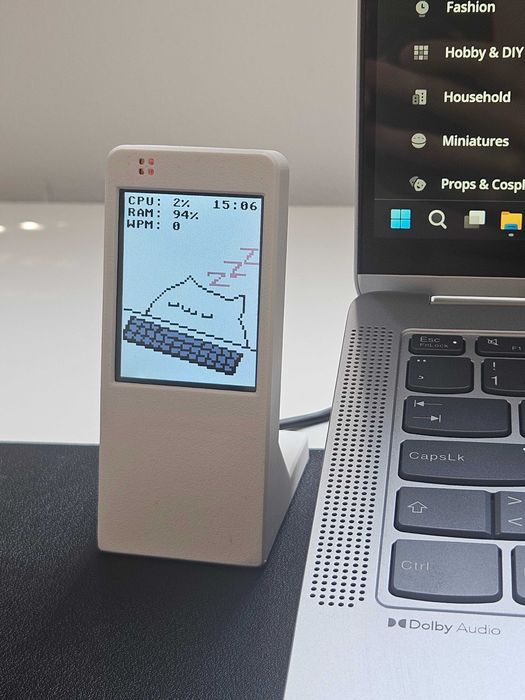 Bongo Cat Mini Monitor