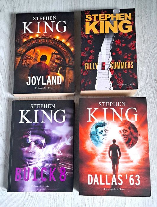 4x Stephen King Dallas'63 + Buick 8 + Joyland + Billy Summers BDB