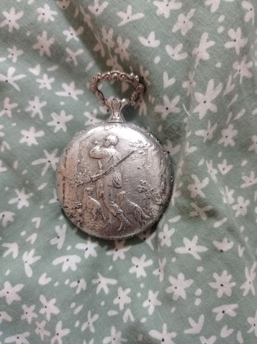 Relógio de coleção andar no bolso de homem felicitas da base metal sobiss