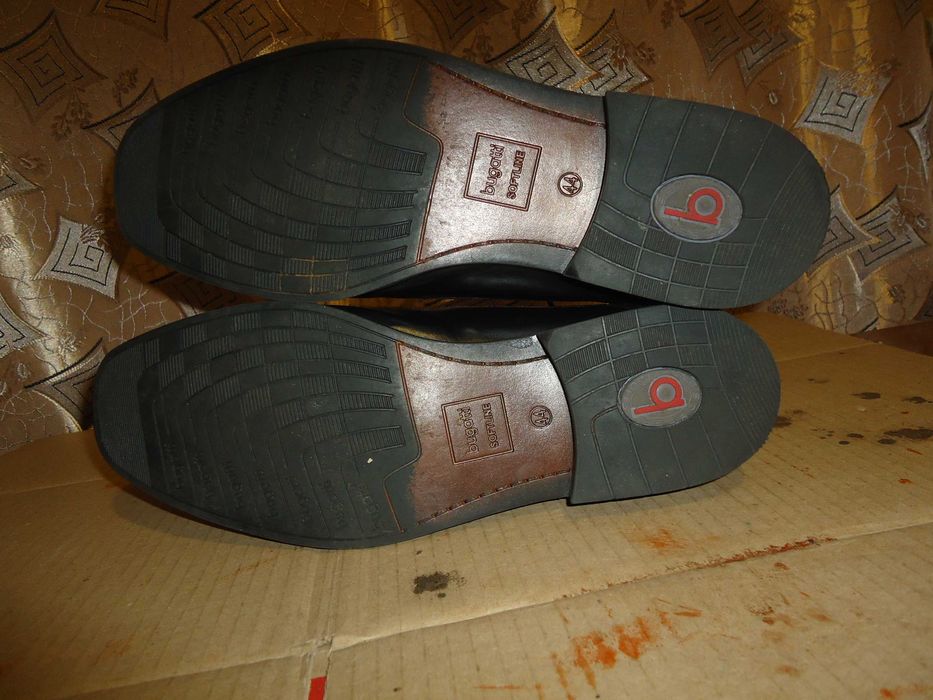 Туфли классические, кожаные, идеальные BUGATTI, размер 44)30)