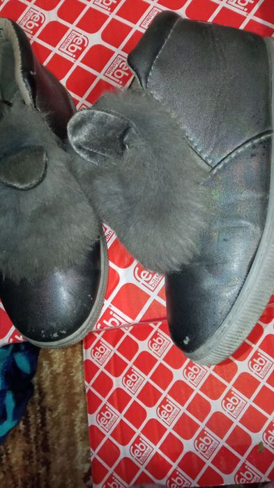 Гумачки резинові сапожки Деми ботинки ботиночки с ушками на девочку на