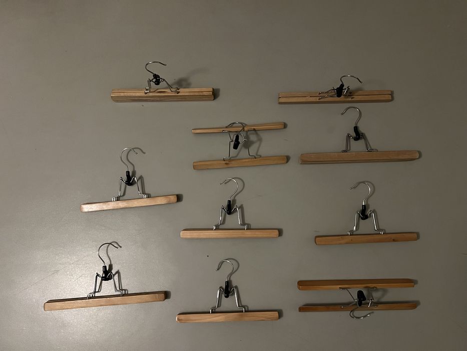 NOVOS conjunto de 10 cabides para calças