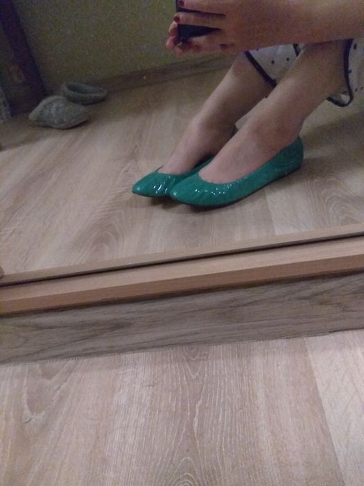 37,5 Lanvin Skórzane baleriny OKAZJA