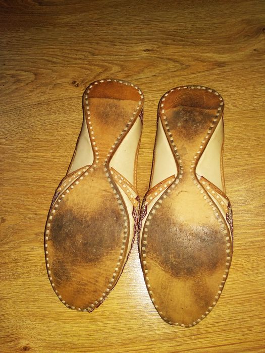 Buty baleriny orientalne  skóra