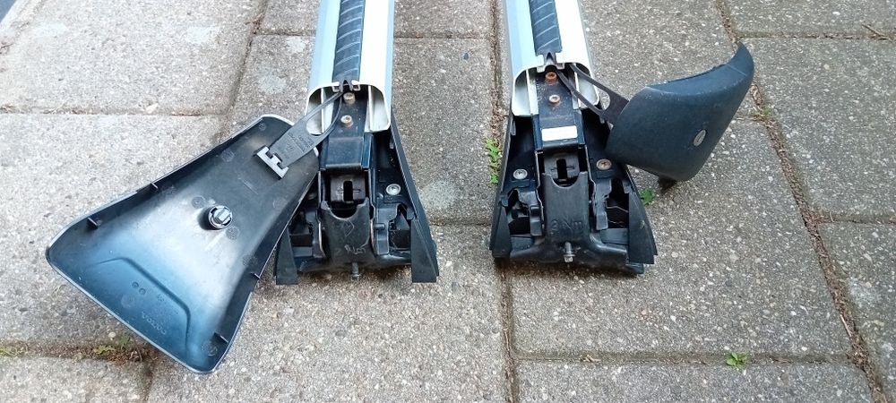 Belki dachowe relingi Volvo V40 od 2012r