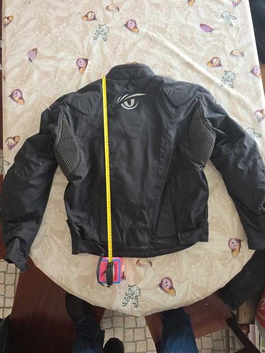 casaco preto para andar de mota / motociclo para verão e inverno da marca drenaline
