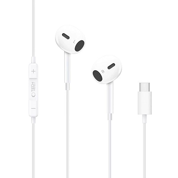 Słuchawki Tech-Protect Ultraboost Core G2 USB-C - białe