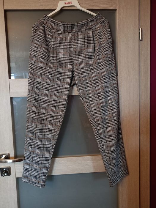 Spodnie w kratę new look
