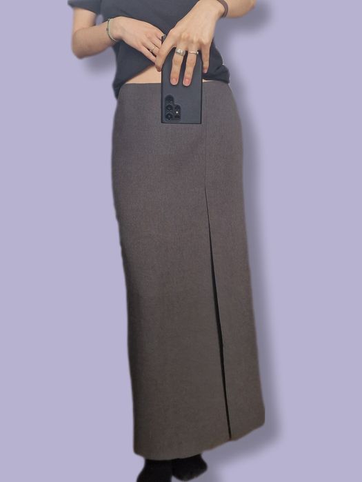 Spódnica maxi prosta ołówkowa do kostek