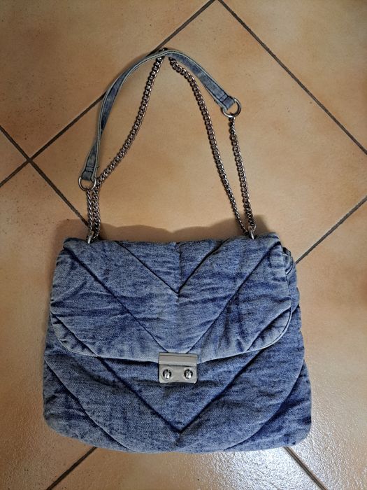 Jeansowa torebka DeeZee łańcuszek