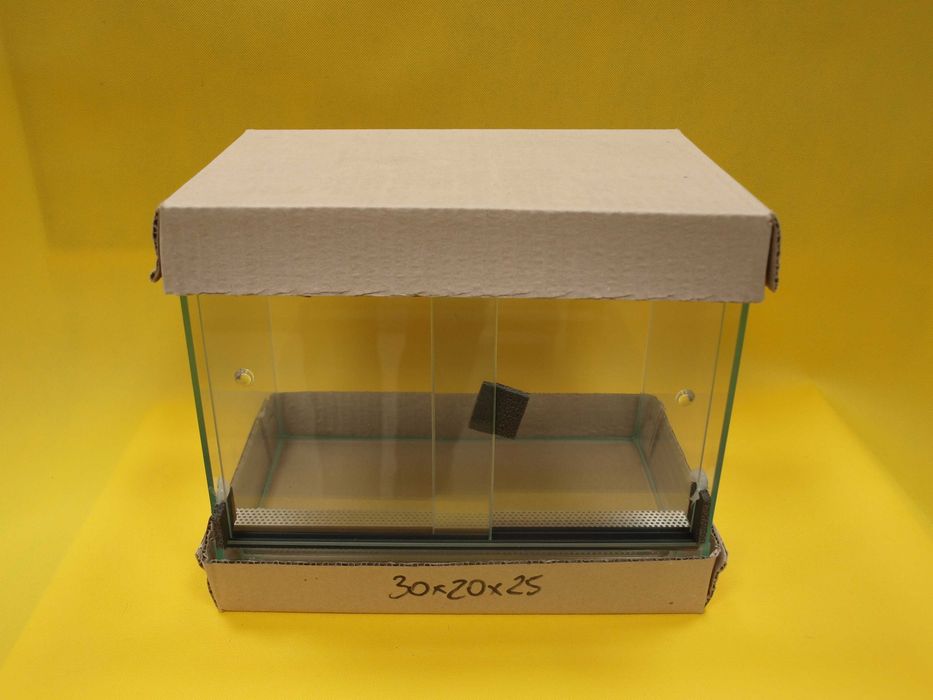 Terrarium szkło 30x20x25