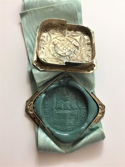 SELO de autenticação de DIPLOMA de curso universitário - prata