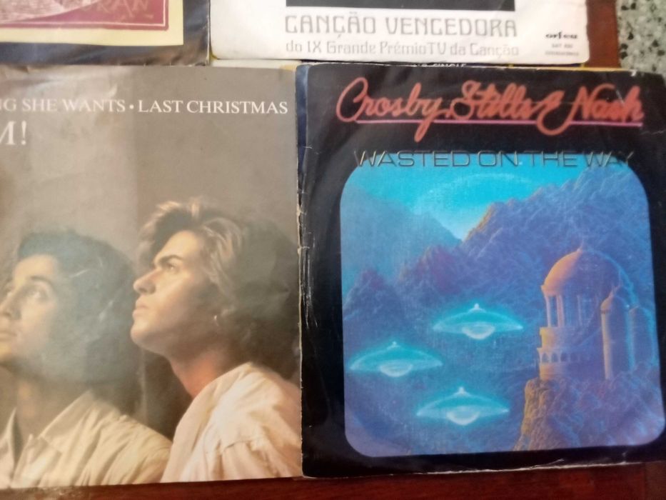 Lote de singles em vinil [Creedence, Simon & Garfunkel, Duran Duran]