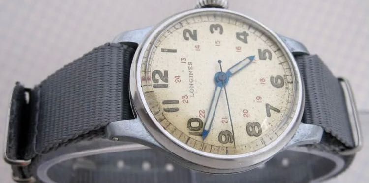 Longines cal. 12L swiss Zegarek Wojskowy