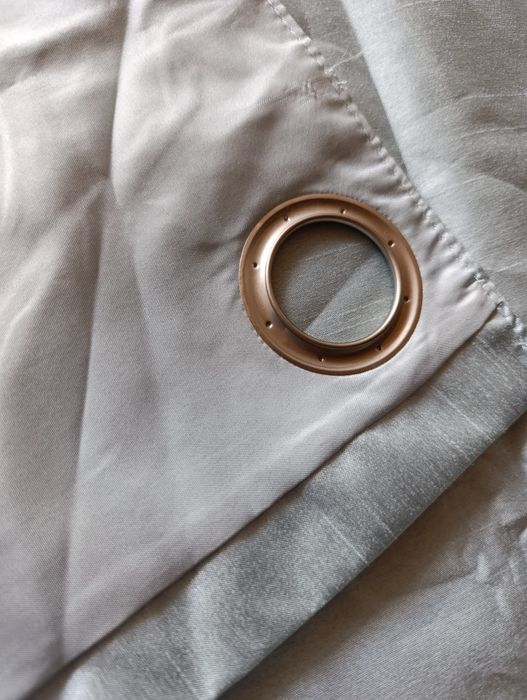 Zasłony Dunelm blekitne