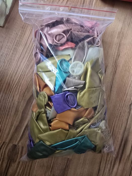 Kolorowe balony mix 123szt
