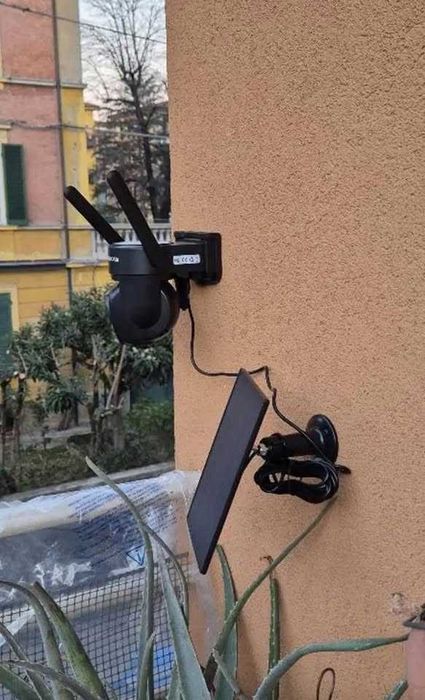 Câmera/Painel solar 4G para SIM card