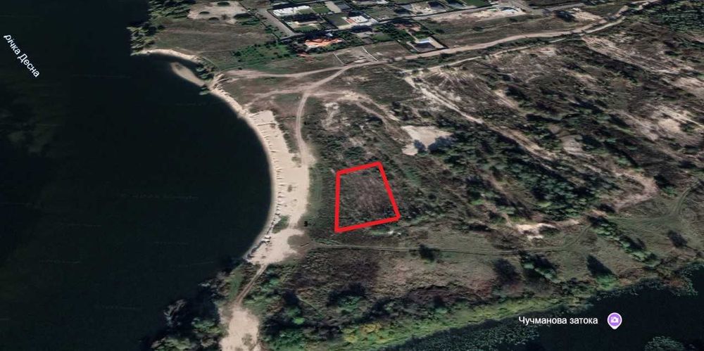 Продам участок 8 сот, дачне будівництво, перша лінія води, с. Зазим’я