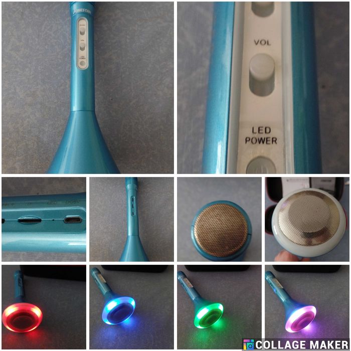 Microfone Bluetooth Karaoke Fonestar Sing-3A (818)