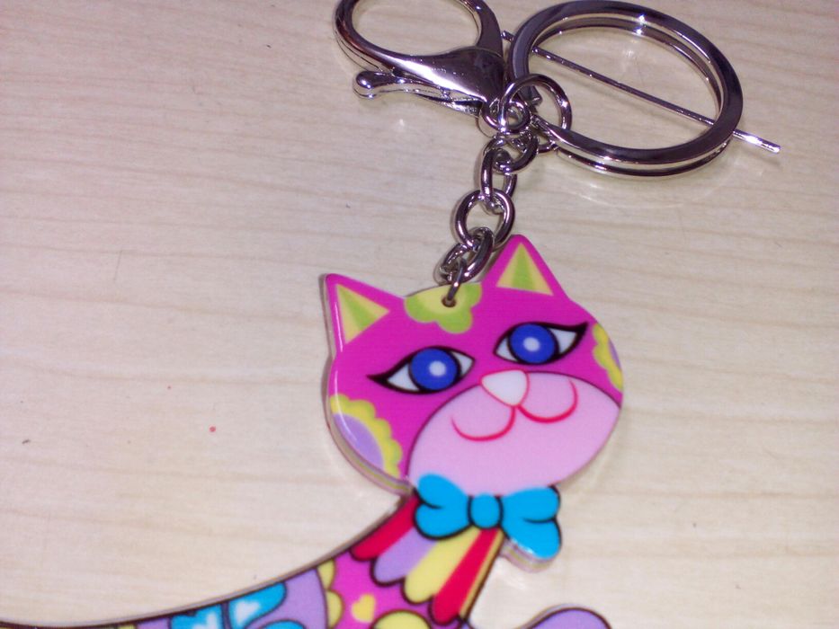 Gato: Porta Chaves Colorido.
