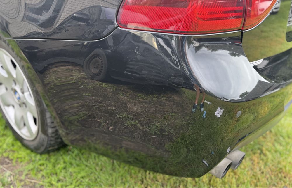 Kompletny Mpakiet zderzak przod tyl nakdladki BMW E90 E91