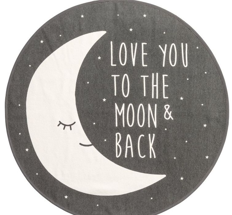 Okrągły dywanik hm home dziecięcy kids