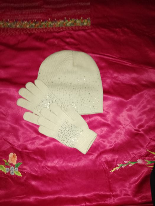 Комплект шапка+перчатки