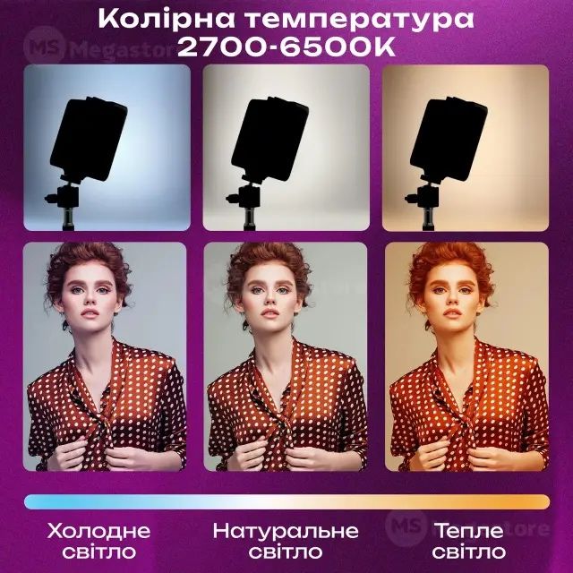 Накамерне світло LED RGB Pocket Camp 3.