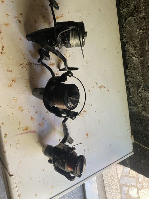 Vendo 3 carretos ideais para carpfishing