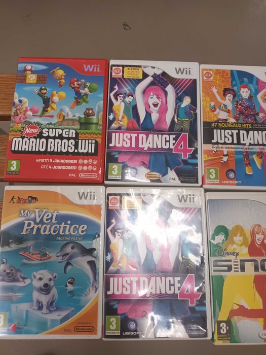 Jogos Nintendo WII Super Mario Bros / Mario & Sonic / Mario party