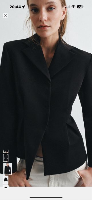 Приталений піджак zara НОВИЙ З БІРКОЮ