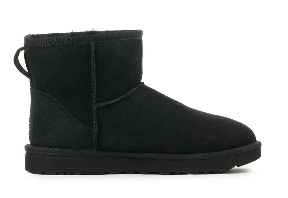 Угги UGG Classic Mini II Boot Black Чорні Оригінал (Розміри)