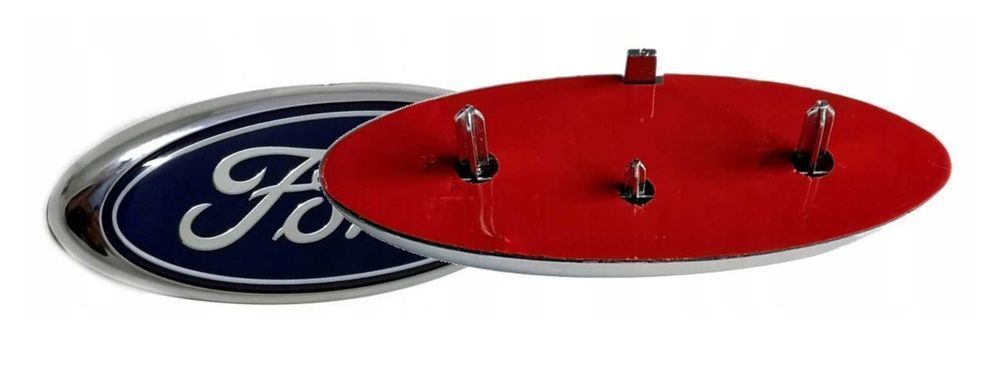 Znaczek zamiennik do Ford 147 x 57 mm na 4 bolce