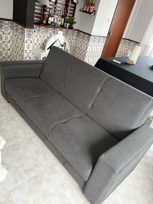 Sofa cama cinzento