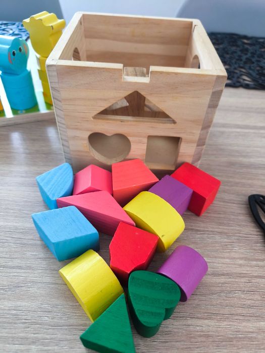 Zestaw edukacyjny kostka edukacyjna zwierzątka