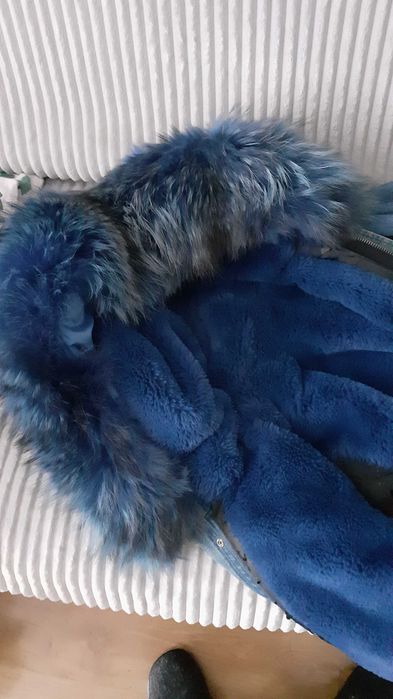 Kurtka parka z futrem