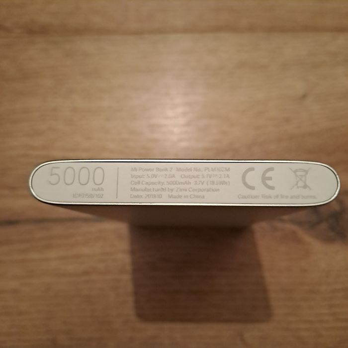 Xiaomi Mi Power Bank 5000mAh Silver