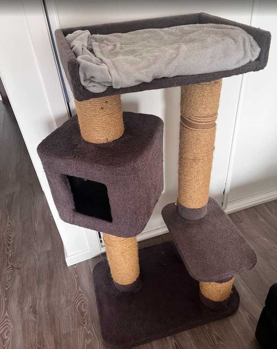 Casa de gatos 2 pisos