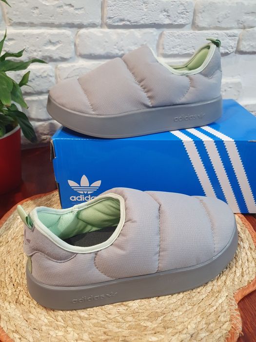 Adidas puffylette 39 40 адідас пуфілет сліпони зимові